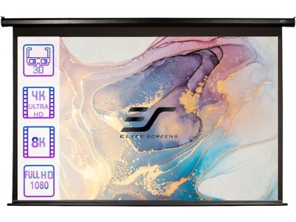 ELITE SCREENS plátno elektrické motorové 100" (254cm)/ 16:9/ 124,5×221,5cm/ MaxWhite/ gain 1.1/ case černý