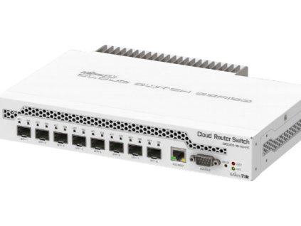 MikroTik Cloud Router Switch CRS309, 8x SFP+, 1x GbE, pasivní chlazení, SwOS, ROS