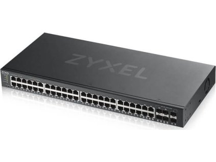 Zyxel GS1920-48v2 50-port Gigabit WebManaged Switch, 44x gigabit RJ45, 4x gigabit RJ45/SFP, 2x SFP