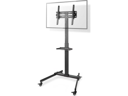 Podlahový TV Stojan | 32 - 55 " | Maximální podporovaná hmotnost obrazovky: 35 kg | Design Premium Column | Nastavitelné výšky | Snap-lock | Ocel | Černá