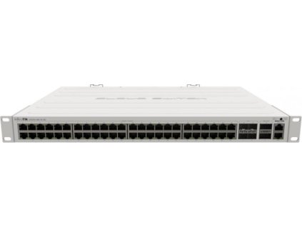 MikroTik CRS354-48G-4S+2Q+RM 650MHz CPU, 64MB, 48x GbE, 4x 10 Gbps SFP+, 2x 40 Gbps QSFP+, 2x PSU,1U, L5