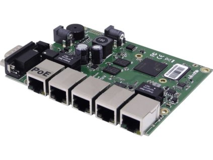 MikroTik RouterBOARD RB450Gx4, 1 GB RAM, IPQ-4019 (716 MHz), 5× GbE, 802.3af/at, licence L5