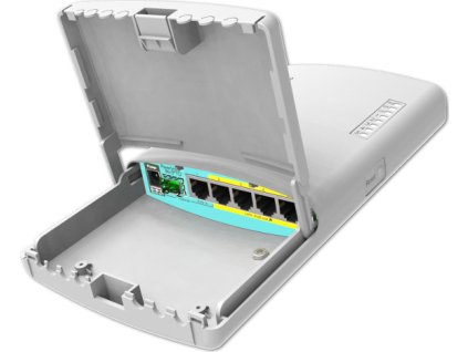 MikroTik RouterBOARD PowerBox Pro 128 MB RAM, 800 MHz, 5x LAN, PoE in/out 802.3af/at, SFP, L4