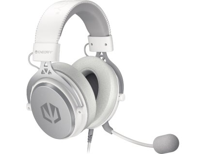 Endorfy headset VIRO Plus USB OWH / drátový / s odnímatelným mikrofonem / USB / bílý