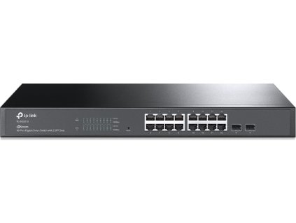 TP-Link TL-SG2218P - 18portový gigabitový inteligentní switch JetStream s 16 porty PoE+/ 2x Gigabit SFP Sloty