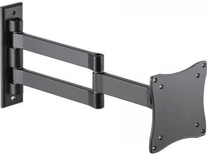 Neomounts FPMA-W830BLACK/Držák displeje/na stěnu/10-27"/sklopný/3 čepy/VESA 100X100/nosn. 12kg/černý