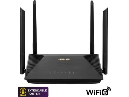 ASUS RT-AX53U (AX1800) WiFi 6 Extendable Router, 4G/5G Router replacement, AiMesh