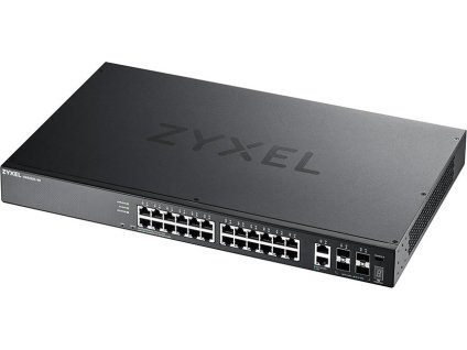 ZyXEL XGS2220-30, L3 Access Switch, 24x1G RJ45 2x10mG RJ45, 4x10G SFP+ Uplink, incl. 1 yr NebulaFlex Pro