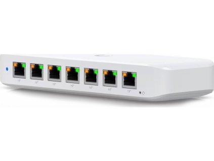 Ubiquiti UniFi Switch Ultra - 8x GbE, 1x PoE++ In, 7x PoE+ Out (bez napájecího adaptéru)
