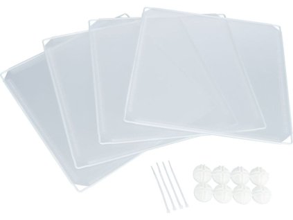 Rozšiřovací plastové díly 35 x 35 cm k interiérovému výběhu  #62460, 4 ks, bílá