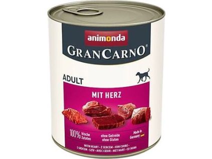 GRANCARNO Adult - se srdcem 800 g