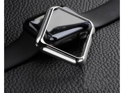 COTECi polykarbonátové pouzdro pro Apple Watch 42 mm stříbrná