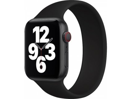 COTECi silikonový řemínek 150 mm pro Apple Watch 38/40/41mm černá