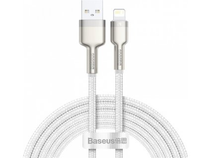 Baseus Lightning Cafule Series Metal data cable 2.4A 2m White (CALJK-B02)