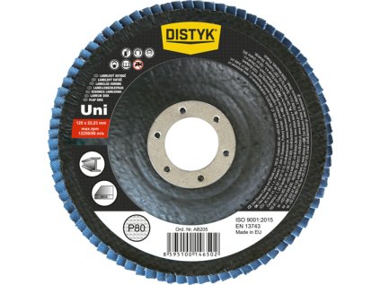 Lamelový kotouč UNI 115 × 22 mm, P80