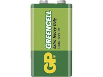 Zinková baterie GP Greencell 9V (6F22)