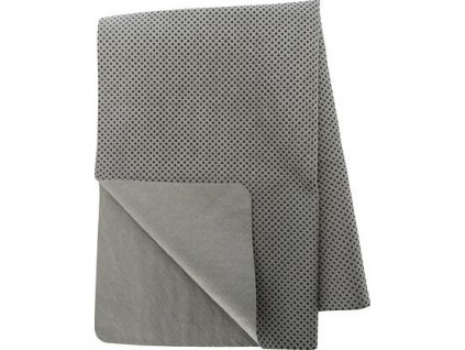 Ručník s vysokou absorpcí v plastovém obalu 66 x 43 cm šedá