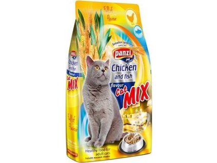 Panzi Cat Mix Chicken, Fish  10 kg  kuřecí+ryba granule pro kočky