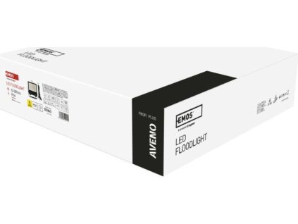 LED reflektor AVENO 200W, černý, neutrální bílá