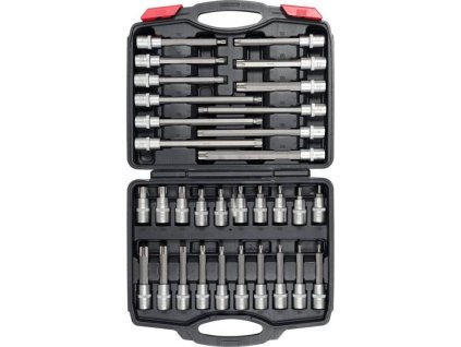 Bity sada Torx 1/2", T20 - T70, 32 ks