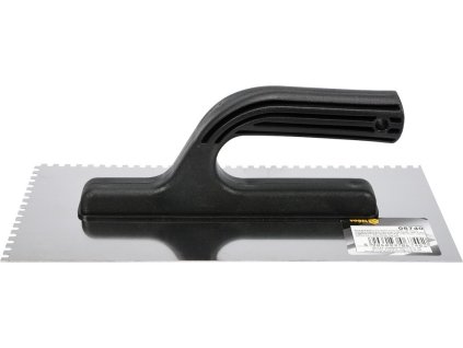 Hladítko 270 x 125 mm nerez zuby 4 x 4 mm