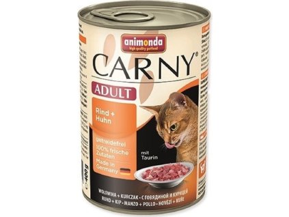 ANIMONDA konzerva CARNY Adult - hovězí, kuřecí 400g