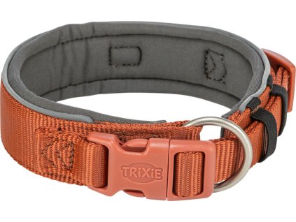 PREMIUM obojek extra široký, rezavá/grafit