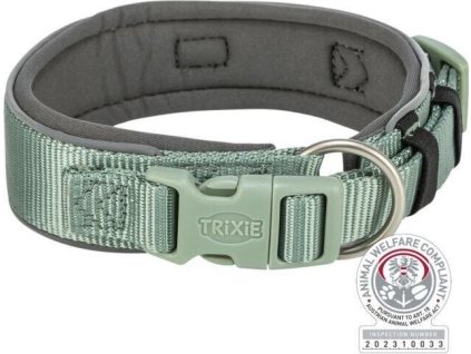 PREMIUM obojek extra široký, šalvěj/grafit