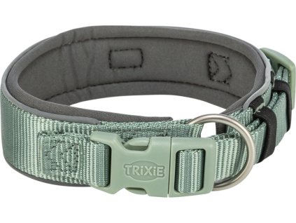 PREMIUM obojek extra široký, šalvěj/grafit