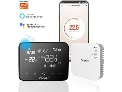 EVOLVEO Thermal, chytrý bezdrátový programovatelný termostat