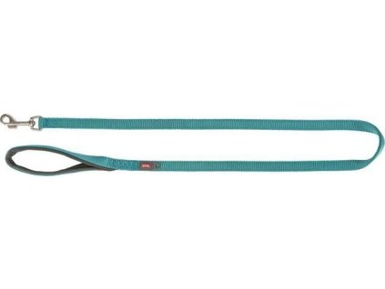 Vodítko PREMIUM s vyplněnou rukojetí, aqua