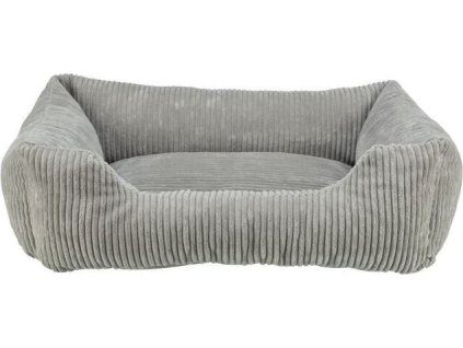 Vital Bed JONNA ortopedický obdélníkový pelech, manšestrový plyš, šedá