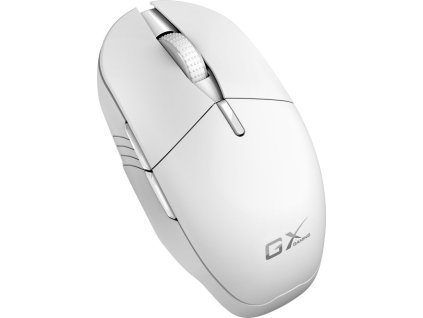 GENIUS GX Gaming Scorpion M8250 AI White/ duální BT+2,4GHz/ 3200 dpi/ bezdrátová/ Copilot/6tlačítková/dobíjecí/RGB/bílá