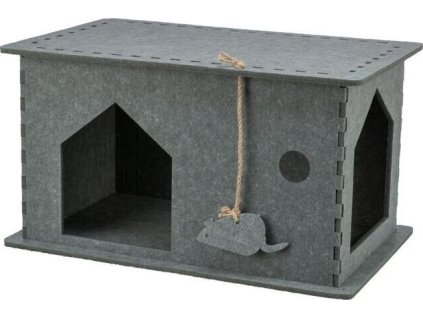 Filcový domek / jeskyně LENE 54 x 30 x 35 cm, šedá