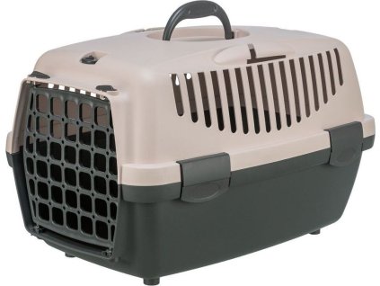 Transportní box CAPRI I, XS: 32x31x48cm (max. 6kg), tmavě šedá/tělová