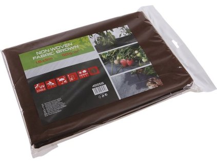 Netkaná textílie 1.6x5m hnědá 50g/m2