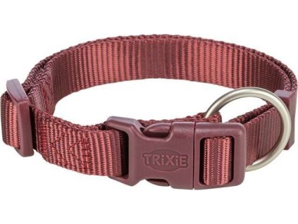 Nylonový obojek PREMIUM, sangria