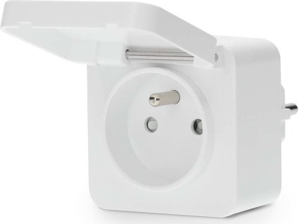 SmartLife Chytrá Zásuvka | Zigbee 3.0 | IP44 | Měřič výkonu | 3680 W | Francie / Typ E (CEE 7/6) | 0 - 55 °C | Android™ / IOS | Bílá | 1 kusů