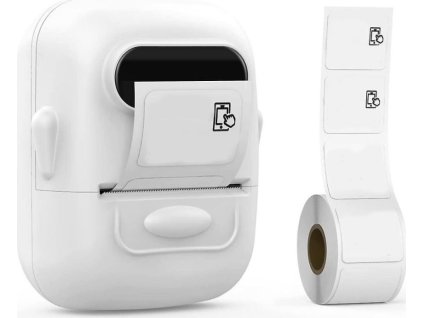 IMMAX digitální bluetooth SMART tiskárna štítků/ rozlišení tisku 203 dpi/ USB-C + samolepící etikety DTS03