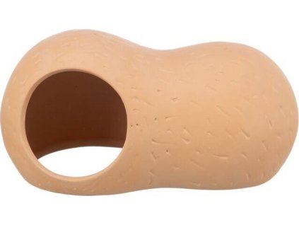 Keramický domek "burák" pro myš, křečka, 2 otvory, 21 x 10 x 11 cm, terakota