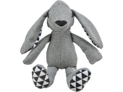 Zajíc Bunny 39 cm, látková hračka bez zvuku, šedá
