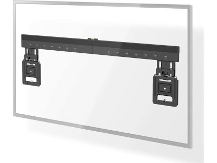 Nástěnný TV Držák Fixní | 43 - 100 " | Maximální podporovaná hmotnost obrazovky: 75 kg | Minimální vzdálenost od stěny: 9.50 mm | Ocel | Černá