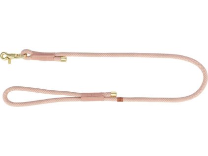 Soft Rope kulaté tkané vodítko, růžová/světlerůžová