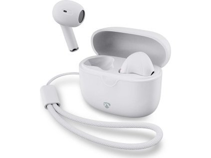 Plně bezdrátová sluchátka | Bluetooth® | Maximální doba přehrávání na baterie: 16 hod | Ovládání dotykem | Nabíjecí pouzdro | Pouzdro na bezdrátové nabíjení | Vestavěný mikrofon | Podpora hlasového ovládání | Bílá