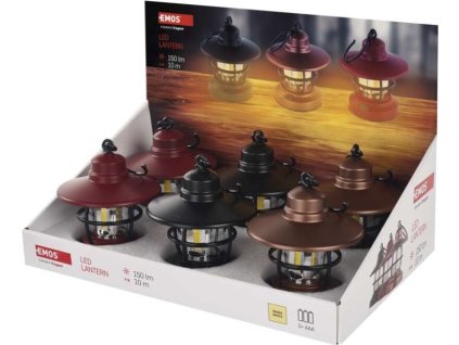 COB LED lucerna 150 lm, 3× AAA, 6 ks