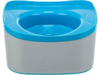 Cestovní miska STRONG, 21 x 11 x 21 cm, tmavošedá/petrolejová