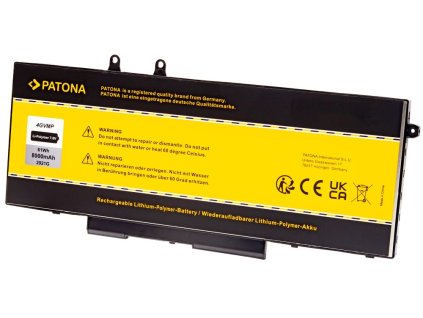 PATONA baterie pro ntb DELL Latitude 5400/5410/5510 8000mAh Li-Pol 7,6V 4GVMP, 3HWPP