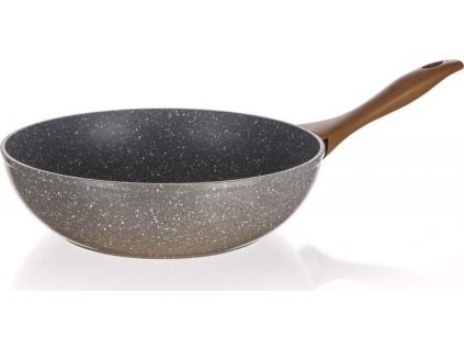 BANQUET Pánev WOK s nepřilnavým povrchem NATURAL STONE 28 x 7,8 cm