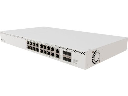 MikroTik Switch CRS320-8P-8B-4S+R, 8x GbE PoE+, 8x GbE PoE++, 4x SFP+, RouterOS, L5, Rack (PoE budget max. 1150W)