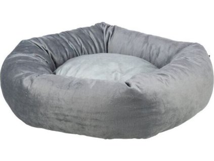 Kulatý recyklovaný pelech LIONEL, fleece, šedá